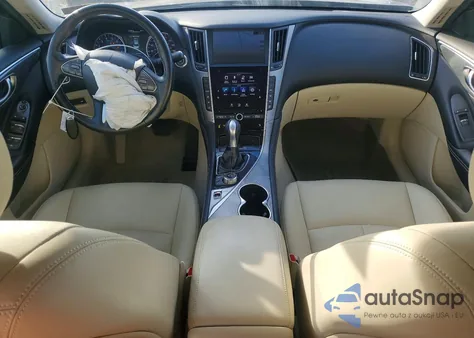 2015 Infiniti Q50 Base z USA, uszkodzony, nr VIN JN1BV7AR5FM418140